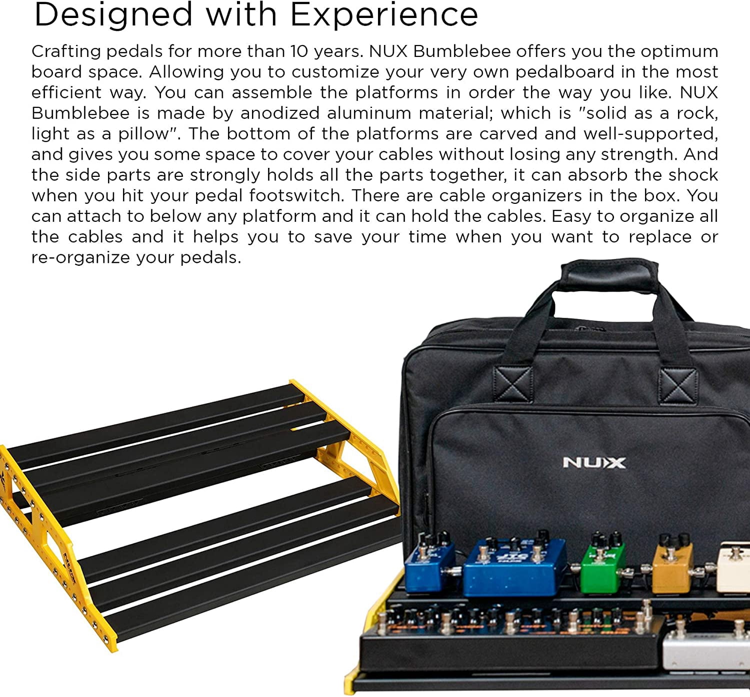 NU-X Pedal Board with Carry Bag