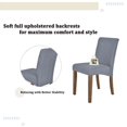 thumbnail image 3 of Modern 6-Piece Dining Table Set with V-Shape Metal Legs, Wood Kitchen Table Set with 4 Upholstered Chairs and Bench for 6,Brown, 3 of 5