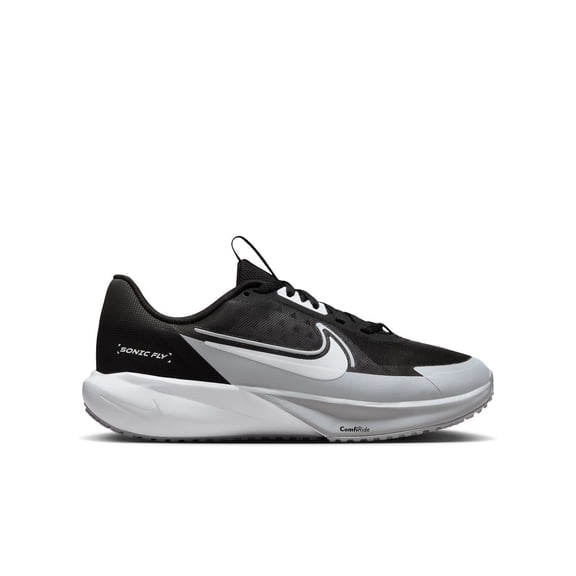 Nike Sonic Fly Kids Running Shoes Color: Black White Size: 4
