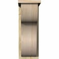 thumbnail image 2 of 8"W x 14"D x 22"H Carmel Rough Sawn Corbel w/Backplate, Douglas Fir, 2 of 9