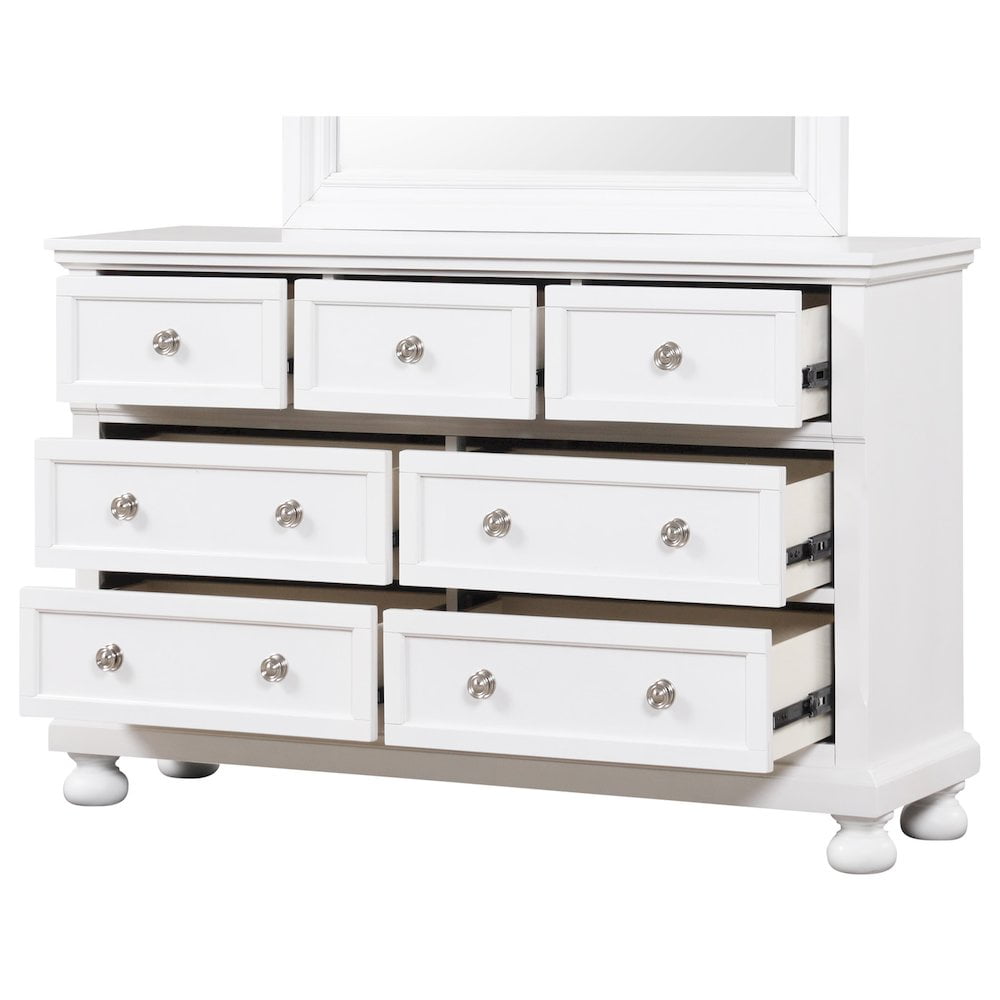 Glory Furniture Meade Dresser in White Color