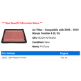 thumbnail image 2 of Air Filter - Compatible with 2005 - 2019 Nissan Frontier 4.0L V6 2006 2007 2008 2009 2010 2011 2012 2013 2014 2015 2016 2017 2018, 2 of 2