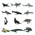 thumbnail image 2 of 12 Piezas De Animales Marinos Realistas Modelo Estatuilla Juguetes Educativos Para Sunnimix Mini estatuilla realista, 2 of 7