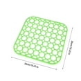 thumbnail image 5 of Ckraxd Kitchen Multifunctional Sink Mat Drainage Board - Thermal Insulation Pad, Veggie Washing Seepage Board, Non-Slip Eco-Friendly Plastic, 26x26cm, 5 of 5