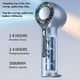 thumbnail image 2 of 1-100 Mini Turbo Cooling Handheld Fan 3000mAh Semiconductor Ice Tech Cooling Fan, Airplane-Friendly, Adjustable Stand, Digital Display, 2 of 5