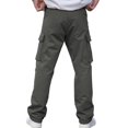 thumbnail image 7 of gzxflxpge Cargo Pants Men Casual Sport Athletic Loose Fit Sweatpants Funky Comfortable Soft Jogger Pants with Multi Pockets Dark Gray M, 7 of 7
