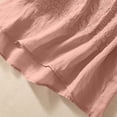 thumbnail image 4 of Tfken Summer Tshirts For Women Short Sleeve Crew Neck Tops Tees Casual Baggy T-Shirts Ladies Classic Clothes Outdoor Size Xxl Pink, 4 of 9