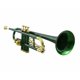 thumbnail image 1 of Trompeta NauticalMart Bb con lacado verde y estuche, 1 of 3