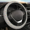 thumbnail image 6 of KLL Car Steering Wheel Cover, Universal 15 inch, Soft Elastic and Comfortable,Car Accessories Decorations-Colorful Numbers, 6 of 7