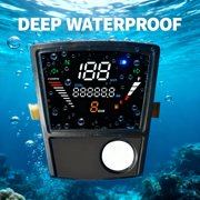 Motorcycle Dashboard Speedometer Tachometer Motorcycle Digital Odometer For Honda C-70, Waterproof Motorcycle Speedometer -black