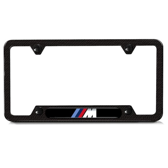 Marco para placa BMW M de fibra de carbono 82112348413