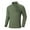 2119Army Green561, variant on VNKIDY Sweatshirts Men Half Zip Pullover Sweater Long Sleeve Crewneck Athletic Tops With Seamless Pockets Modern Fit Casual Workout Shirt Male Solid Color Autumn Winter Streetwear Fashionable