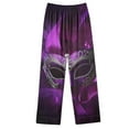 thumbnail image 5 of Moxiu Mardi Gras Pajamas for Women 2025 Loungrwear Set Festivel Long Sleeve Button Down Shirts Pant Carnival Holiday Pjs Sleepwear Multicolor,L, 5 of 5