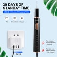thumbnail image 4 of HLONK Plaque Remover for Teeth - Tartar Remover for Teeth  Dental Calculus Remover Teeth Cleaning Kit with LED Light & 3 Adjustable Modes Black, 4 of 7