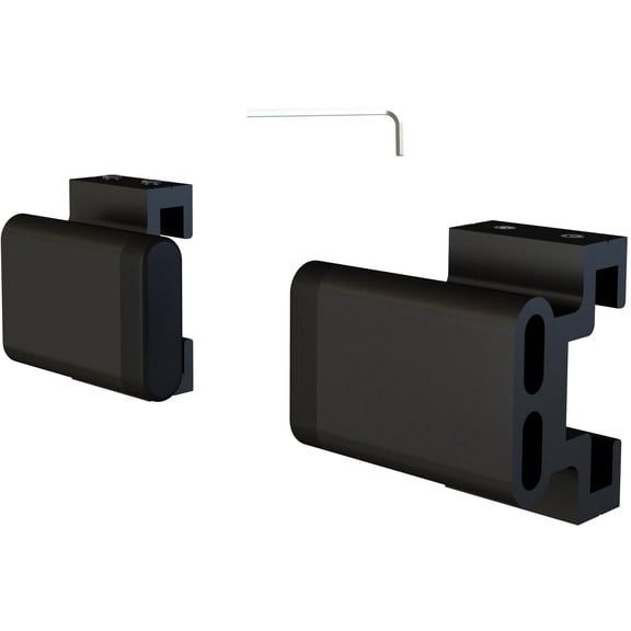 Wagon Wheel Track Stop Set for Sliding Doors, Oil-Rubbed Bronze by Stone Harbor Hardware