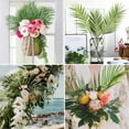 thumbnail image 4 of Trianu Artificial Palm Leaves Stems 11 Pcs, Faux Palm Leaf Greenery Fake Palm Stems for Palm Sunday Flower Arrangement Wedding Party Centerpieces Baby Shower and Home Decor, 4 of 9