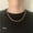 silver 50cm, variant on Men Chain Necklace Punk Neck Chain Long Necklaces Gold Silver Neck Delicate Jewelry Gift/-silver 60cm