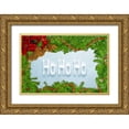 thumbnail image 1 of Murdock, Ramona 18x13 Gold Ornate Wood Framed with Double Matting Museum Art Print Titled - Ho Ho Ho, 1 of 4
