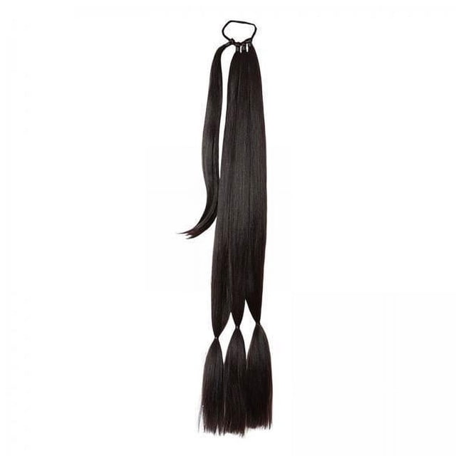 2 extensiones de s largas envolventes alrededor del trenzado resistente al calor para mujeres de fiesta 4 piezas
