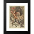 thumbnail image 2 of Arthur Rackham 18x24 Black Modern Framed Museum Art Print Titled - ‘Ohe! Ohe! Horrible Dragon, O Swallow Me Not! (1910), 2 of 5
