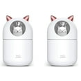 thumbnail image 1 of 2X Cute Mist Humidifier Night Light Essential Pure for Baby Room,Easy Clean Quiet Operation White, 1 of 7