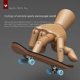 thumbnail image 2 of Finger Skateboard Wooden Fingerboard Toy Professional Stents Finger Skate Set, 2 of 5