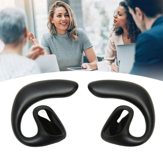 Translator Headphones, 144 Languages Voice Translation Earphones Accurate Stereo 3 Modes Ear Hook Type Music Function For Business For IOS