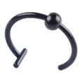 thumbnail image 1 of Lip Ring No Piercing Stainless Steel Decorative Fake Nose Ring Faux Lip Hoop, 1 of 10