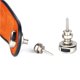 thumbnail image 2 of Tholdsy 1 par de cerraduras de correa de guitarra de aleación de Zinc, cerraduras de correa fuerte, botón ajustado para todas las correas de bajo Cables de audio/vídeo, 2 of 6