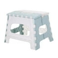 thumbnail image 3 of Home Kids Children Plastic Folding Step Stool Portable Folding Chair Small Bench Stool, 3 of 4