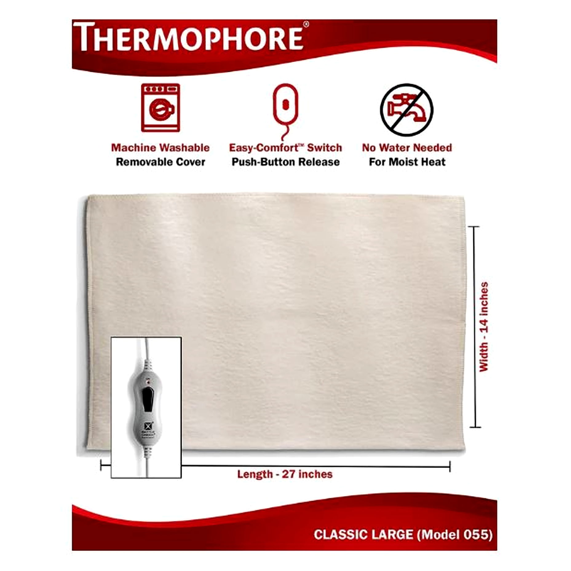 Thermophore Automatic Moist Heat Pack Standard 1 Each