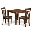 thumbnail image 4 of East West Furniture Oxford 3-piece Traditional Wood Dining Set in Mahogany, 4 of 4