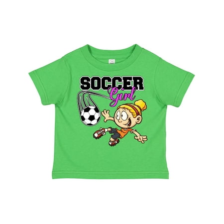 

Inktastic Soccer Girl Gift Toddler Toddler Girl T-Shirt
