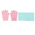 thumbnail image 4 of Juego de guantes de gel para spa, 1 par de gel hidratante, máscara para envolver el cuello, guantes hidratantes, respuesta rápida, 4 of 8