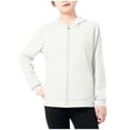 thumbnail image 2 of MKOSPLRT Kid's UPF 50+ Sun Protection Hoodie with Pocket Long Sleeve Full Zip SPF UV Jacket Ice Silk Athletic Coats 4-13 Years, 2 of 7