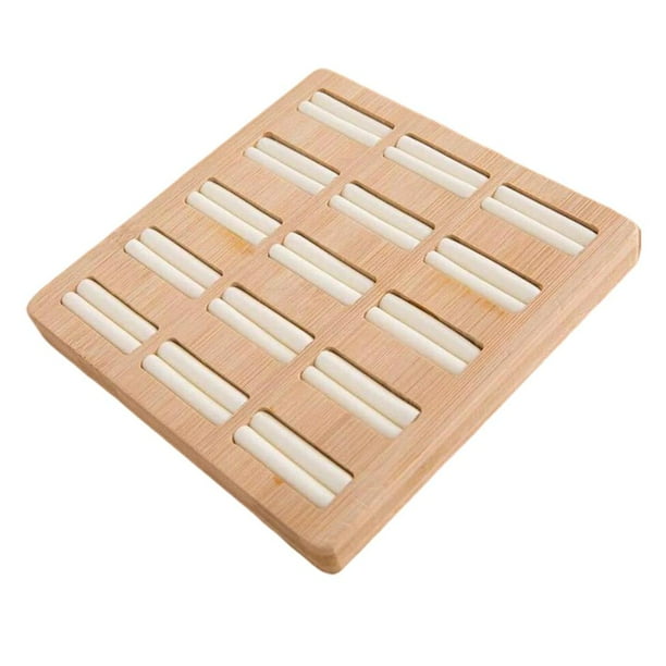 Bandeja organizadora de joyas para guardar collares, pulseras, anillos y pendientes. O