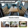 thumbnail image 3 of XYZCANDO Western Aztec RV Dinette Cushion Covers Stretchable Camper Accessories Universal Couch Cover 2 Cushion Sofa Soft Sofa Covers Washable 1 Backrest Cover and 1 Bench Cover Brown, 3 of 7