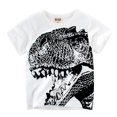 thumbnail image 3 of Trolimons Toddler Dinosaur Short Sleeve Crew Neck T-Shirt, Kids Clothes (6-7T), 3 of 3