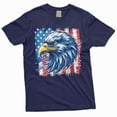 thumbnail image 4 of Men's patriotic USA T-shirt US flag tee shirt 4th of July American independence day tee shirt (XX-Large Military Green), 4 of 6