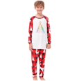 thumbnail image 2 of Mifsaly Matching Christmas Pajamas for Family Loose Pjs 2 Piece Homewear Sets Xmas Tree Print Long Sleeve Pullover Sleepwear Baggy Wide Leg Plaid Pants 2025 Holiday Festival Loungewear Funny Gifts, 2 of 7