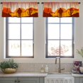 thumbnail image 3 of LALILO Kitchen Curtain Valance Wild West Landscape Rod Pocket Window Curtain 52"x 18" Set of 2, 3 of 7