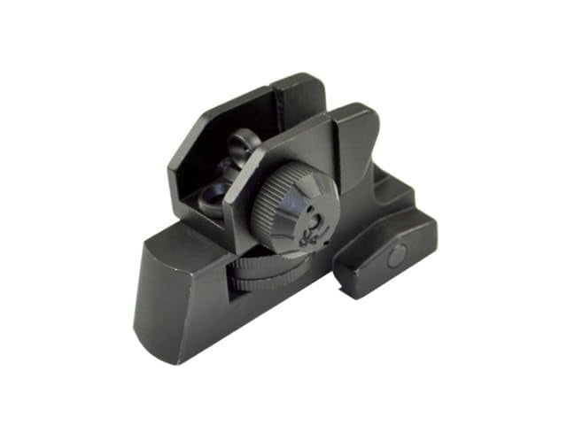DB TAC Rear Sight Aluminum Picatinny/Weaver Complete Match-Grade 4/15 Back up