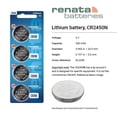 thumbnail image 2 of Renata CR2450N 3V Lithium Coin Cell Batteries (80 Count), 2 of 6