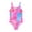 ##0-Pink195, variant on Tiijoy Girls One-Piece Swimsuit Stretch Bathing Suit with UPF50 , Pink, Sizes 9-10