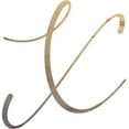 thumbnail image 1 of Unfinished Wood Letter X, Craft Alphabet 3'' Tall Wooden Letter Wall Décor, Bellany Script Font, 1 of 3