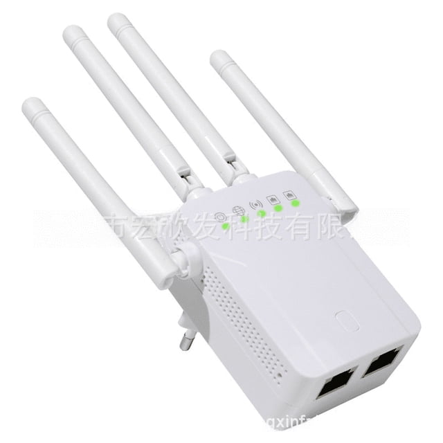 Repetidor inalámbrico 300m Amplificador WiFi Ampliador de señal de red Extensor de red doméstica