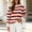 Red, variant on NTACZA Crewneck Sweaters for Women Trendy Breathable Chunky Knit Basic Striped Tops Fall Winter Streetwear Oversized Daily Sweater Army Green