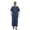 Blue, variant on Traditional Arabic Jubba Thobe For Middle Embroidered Short Sleeve Style Kaftan Tunic Comfortable Loose Fit/Blue/S