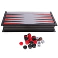 thumbnail image 1 of Milaget Plastic Folding Backgammon Board Checkers Chess game Kids Adult Party, 1 of 9