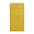 thumbnail image 3 of Space Solutions 3 Drawer Letter Width Vertical File Cabinet with Pencil Drawer, Yellow, 3 of 6